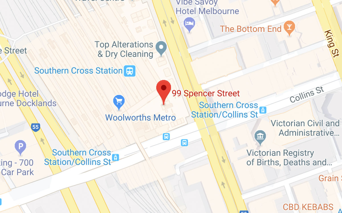 Southern Cross Station Map Pafu Southern Cross Station – Pafu